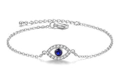 Stylish Blue Evil Eye Bracelet SV