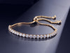 Luxury Adjustable Tennis Bracelet with Swarovski Element YG