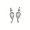 Hot Air Balloons Pavé Swarovski Crystal Sterling Silver Earrings