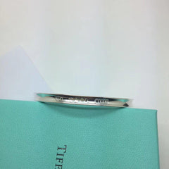 Tiffany & Co. 1837 Narrow Cuff Sterling Silver Cuff Bracelet - Refurbished 3