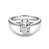 Forever One 2.0CTW Pear Shape Moissanite Engagement Ring