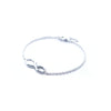 MyKay Infinite Love Single Chain Sterling Silver Bracelet